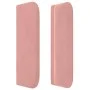 Pink velvet headboard 93x16x78/88 cm by vidaXL, Headboards and footboards - Ref: Foro24-3119145, Price: 65,46 €, Discount: %