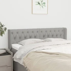 Light gray fabric headboard 163x16x78/88 cm by vidaXL, Headboards and footboards - Ref: Foro24-3119110, Price: 79,75 €, Disco...