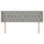 Light gray fabric headboard 163x16x78/88 cm by vidaXL, Headboards and footboards - Ref: Foro24-3119110, Price: 79,75 €, Disco...