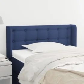 Blue fabric headboard 93x16x78/88 cm by vidaXL, Headboards and footboards - Ref: Foro24-3119190, Price: 51,23 €, Discount: %