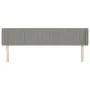 Hellgraues Samtkopfteil 163x16x78/88 cm von vidaXL, Kopf- und Fußteile - Ref: Foro24-3119060, Preis: 76,88 €, Rabatt: %