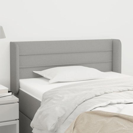 Cabecero de tela gris claro 83x16x78/88 cm de vidaXL, Cabeceros y pies de cama - Ref: Foro24-3118882, Precio: 43,98 €, Descue...