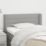 Cabecero de tela gris claro 83x16x78/88 cm de vidaXL, Cabeceros y pies de cama - Ref: Foro24-3118882, Precio: 43,98 €, Descue...