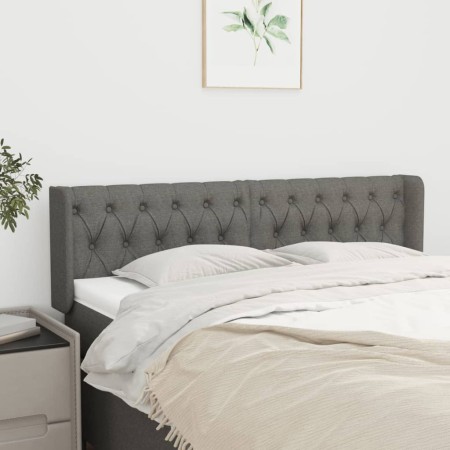 Cabecero de tela gris oscuro 163x16x78/88 cm de vidaXL, Cabeceros y pies de cama - Ref: Foro24-3119111, Precio: 83,19 €, Desc...