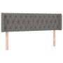 Cabecero de tela gris oscuro 163x16x78/88 cm de vidaXL, Cabeceros y pies de cama - Ref: Foro24-3119111, Precio: 83,19 €, Desc...