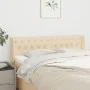 Kopfteil aus cremefarbenem Stoff, 163 x 16 x 78/88 cm von vidaXL, Kopf- und Fußteile - Ref: Foro24-3119115, Preis: 86,68 €, R...