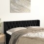 Cabecero de terciopelo negro 163x16x78/88 cm de vidaXL, Cabeceros y pies de cama - Ref: Foro24-3119160, Precio: 94,62 €, Desc...