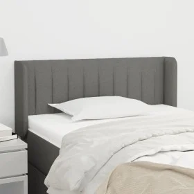 Cabecero de tela gris oscuro 103x16x78/88 cm de vidaXL, Cabeceros y pies de cama - Ref: Foro24-3118997, Precio: 58,41 €, Desc...