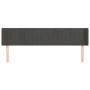 Cabecero de terciopelo gris oscuro 163x16x78/88 cm de vidaXL, Cabeceros y pies de cama - Ref: Foro24-3119061, Precio: 74,92 €...