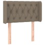 Cabecero de tela gris taupe 83x16x78/88 cm de vidaXL, Cabeceros y pies de cama - Ref: Foro24-3119082, Precio: 53,49 €, Descue...