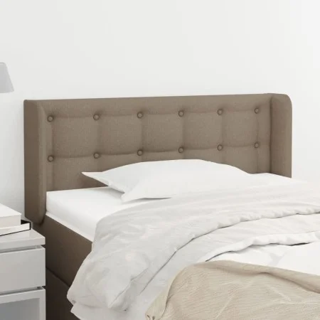 Taupe gray fabric headboard 103x16x78/88 cm by vidaXL, Headboards and footboards - Ref: Foro24-3119196, Price: 50,63 €, Disco...
