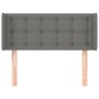 Cabecero de tela gris oscuro 93x16x78/88 cm de vidaXL, Cabeceros y pies de cama - Ref: Foro24-3119185, Precio: 61,19 €, Descu...