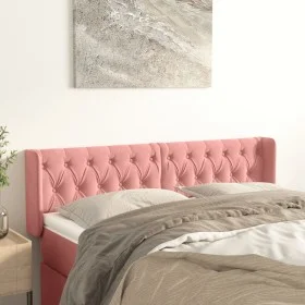 Rosa Samtkopfteil 147x16x78/88 cm von vidaXL, Kopf- und Fußteile - Ref: Foro24-3119157, Preis: 93,69 €, Rabatt: %