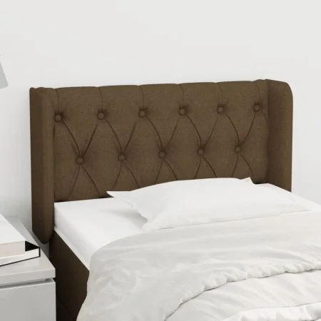 Kopfteil aus dunkelbraunem Stoff, 83 x 16 x 78/88 cm von vidaXL, Kopf- und Fußteile - Ref: Foro24-3119081, Preis: 48,65 €, Ra...