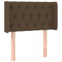 Cabecero de tela marrón oscuro 83x16x78/88 cm de vidaXL, Cabeceros y pies de cama - Ref: Foro24-3119081, Precio: 49,34 €, Des...