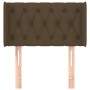 Cabecero de tela marrón oscuro 83x16x78/88 cm de vidaXL, Cabeceros y pies de cama - Ref: Foro24-3119081, Precio: 49,34 €, Des...