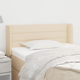 Cabecero de tela color crema 83x16x78/88 cm de vidaXL, Cabeceros y pies de cama - Ref: Foro24-3118887, Precio: 42,28 €, Descu...