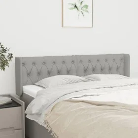Light gray fabric headboard 147x16x78/88 cm by vidaXL, Headboards and footboards - Ref: Foro24-3119102, Price: 69,65 €, Disco...