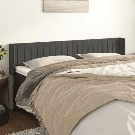 Dark gray velvet headboard 183x16x78/88 cm by vidaXL, Headboards and footboards - Ref: Foro24-3119067, Price: 67,74 €, Discou...