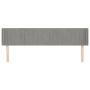 Cabecero de terciopelo gris claro 183x16x78/88 cm de vidaXL, Cabeceros y pies de cama - Ref: Foro24-3119066, Precio: 74,86 €,...