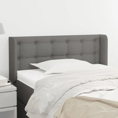 Dark gray fabric headboard 83x16x78/88 cm by vidaXL, Headboards and footboards - Ref: Foro24-3119177, Price: 50,25 €, Discoun...