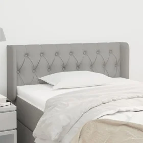 Cabecero de tela gris claro 93x16x78/88 cm de vidaXL, Cabeceros y pies de cama - Ref: Foro24-3119086, Precio: 58,52 €, Descue...