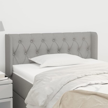 Cabecero de tela gris claro 93x16x78/88 cm de vidaXL, Cabeceros y pies de cama - Ref: Foro24-3119086, Precio: 55,62 €, Descue...
