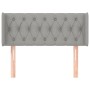 Cabecero de tela gris claro 93x16x78/88 cm de vidaXL, Cabeceros y pies de cama - Ref: Foro24-3119086, Precio: 55,62 €, Descue...