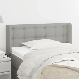 Light gray fabric headboard 103x16x78/88 cm by vidaXL, Headboards and footboards - Ref: Foro24-3119192, Price: 44,99 €, Disco...