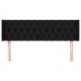 Cabecero de tela negro 163x16x78/88 cm de vidaXL, Cabeceros y pies de cama - Ref: Foro24-3119112, Precio: 79,16 €, Descuento: %