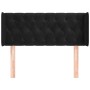 Cabecero de terciopelo negro 93x16x78/88 cm de vidaXL, Cabeceros y pies de cama - Ref: Foro24-3119142, Precio: 56,89 €, Descu...