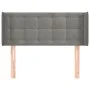 Light gray velvet headboard 83x16x78/88 cm by vidaXL, Headboards and footboards - Ref: Foro24-3119232, Price: 40,73 €, Discou...