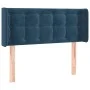 Dark blue velvet headboard 103x16x78/88 cm by vidaXL, Headboards and footboards - Ref: Foro24-3119248, Price: 52,55 €, Discou...