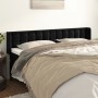 Cabecero de terciopelo negro 163x16x78/88 cm de vidaXL, Cabeceros y pies de cama - Ref: Foro24-3119258, Precio: 65,15 €, Desc...
