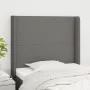 Kopfteil mit dunkelgrauen Stoffohren 93x16x118/128 cm von vidaXL, Kopf- und Fußteile - Ref: Foro24-3119283, Preis: 74,09 €, R...