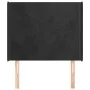 Headboard with black velvet ears 103x16x118/128 cm by vidaXL, Headboards and footboards - Ref: Foro24-3119344, Price: 83,33 €...