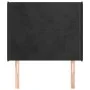 Kopfteil mit Ohren aus schwarzem Samt, 93 x 16 x 118/128 cm von vidaXL, Kopf- und Fußteile - Ref: Foro24-3119338, Preis: 77,5...