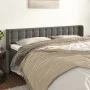Kopfteil aus dunkelgrauem Samt, 163 x 16 x 78/88 cm von vidaXL, Kopf- und Fußteile - Ref: Foro24-3119257, Preis: 79,82 €, Rab...