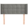 Cabecero de terciopelo gris oscuro 93x16x78/88 cm de vidaXL, Cabeceros y pies de cama - Ref: Foro24-3119239, Precio: 64,18 €,...
