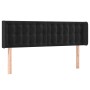 Cabecero de terciopelo negro 147x16x78/88 cm de vidaXL, Cabeceros y pies de cama - Ref: Foro24-3119252, Precio: 94,62 €, Desc...