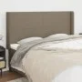 Headboard with ears in taupe gray fabric 163x16x118/128 cm by vidaXL, Headboards and footboards - Ref: Foro24-3119310, Price:...