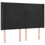 Cabecero con orejas de terciopelo negro 147x16x118/128 cm de vidaXL, Cabeceros y pies de cama - Ref: Foro24-3119350, Precio: ...
