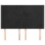 Cabecero con orejas de terciopelo negro 147x16x118/128 cm de vidaXL, Cabeceros y pies de cama - Ref: Foro24-3119350, Precio: ...
