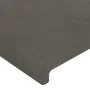 Headboard with dark gray velvet ears 93x16x118/128 cm by vidaXL, Headboards and footboards - Ref: Foro24-3119337, Price: 66,1...