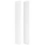 Headboard with white synthetic leather ears 103x16x118/128 cm by vidaXL, Headboards and footboards - Ref: Foro24-3119385, Pri...