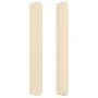 Cabecero con orejas de tela color crema 103x16x118/128 cm de vidaXL, Cabeceros y pies de cama - Ref: Foro24-3119295, Precio: ...