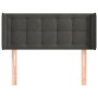 Cabecero de terciopelo gris oscuro 103x16x78/88 cm de vidaXL, Cabeceros y pies de cama - Ref: Foro24-3119245, Precio: 50,03 €...