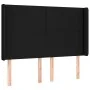Headboard with black fabric ears 147x16x118/128 cm by vidaXL, Headboards and footboards - Ref: Foro24-3119300, Price: 114,77 ...