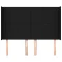 Headboard with black fabric ears 147x16x118/128 cm by vidaXL, Headboards and footboards - Ref: Foro24-3119300, Price: 114,77 ...