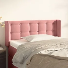 Pink velvet headboard 103x16x78/88 cm by vidaXL, Headboards and footboards - Ref: Foro24-3119249, Price: 57,87 €, Discount: %